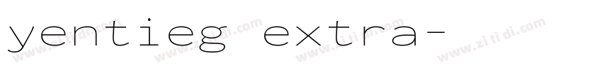 yentieg extra字体转换